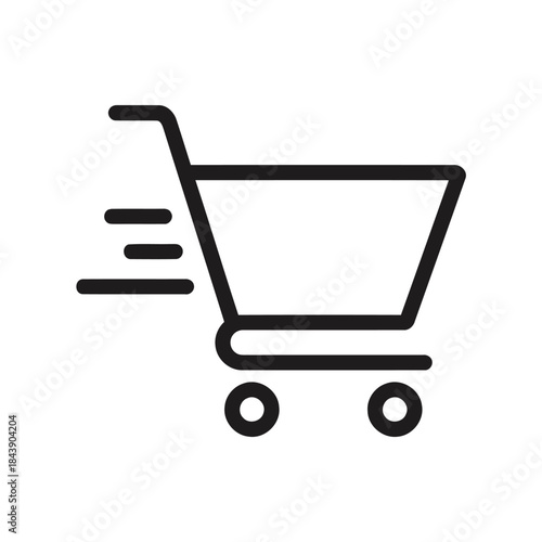 shopping cart, trolley, cart, commerce, retail, shopping, buy, purchase, store, market, grocery, supermarket, icon, symbol, graphic, design, vector, illustration, simple, clean, isolated, white backgr