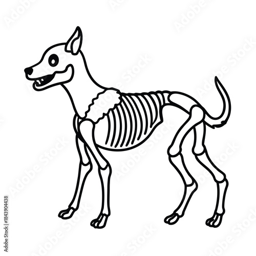 dog skeleton