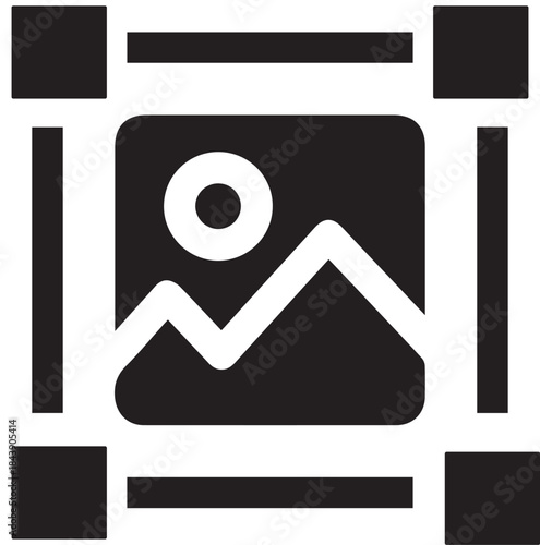 Image editing frame icon