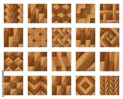 Pack of patterns Parquet Flooring