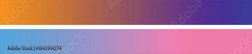 horizontal gradient color palette strips with warm orange purple blue transitions and soft pastel pink tones for design backgrounds