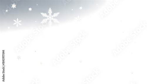 The winter background, falling snowflakes 
