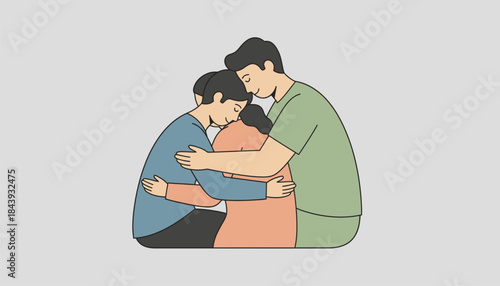 A moment of vulnerability captured during a deep conversation where one partner comforts the other showcasing trust and emotional support.