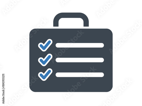 Checklist Icon Representing Task Completion and Business Organization.