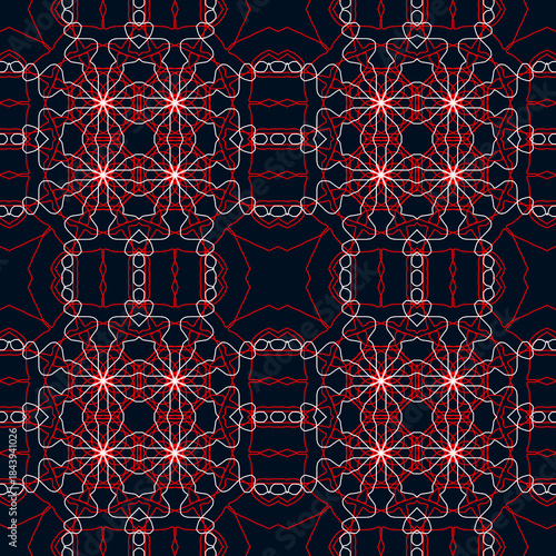 Seamless Christmas pattern. Merry Christmas and Happy New Year. Abstract pattern and texture