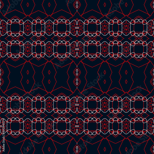 Seamless Christmas pattern. Merry Christmas and Happy New Year. Abstract pattern and texture