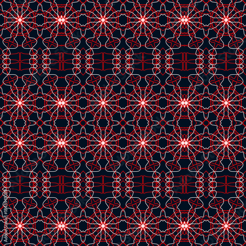 Seamless Christmas pattern. Merry Christmas and Happy New Year. Abstract pattern and texture