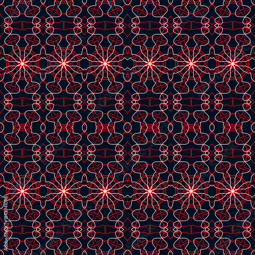 Seamless Christmas pattern. Merry Christmas and Happy New Year. Abstract pattern and texture