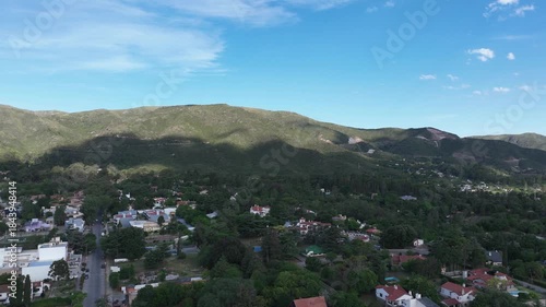 Timelapse of the clouds at La Falda, Cordoba: A Tranquil Evening Panorama