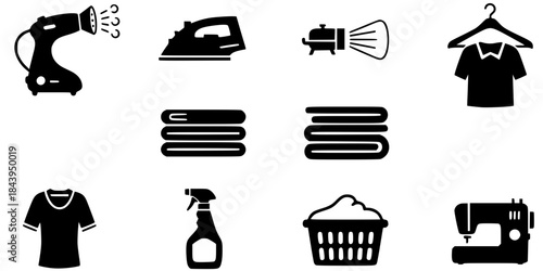 Clothes Steamer Garment Care Maintenance Silhouette