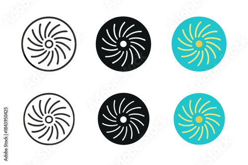 Sea Urchin Symbolism. Sea Urchin Pearl Spine, minimalist sea-inspired symbol merging circular motion, detail, and luminescence,