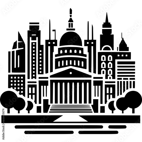 Washington DC Icon Vector