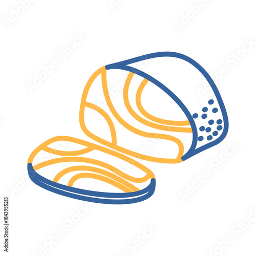 Pastirma Cured Meat Minimalistic Flat Icon