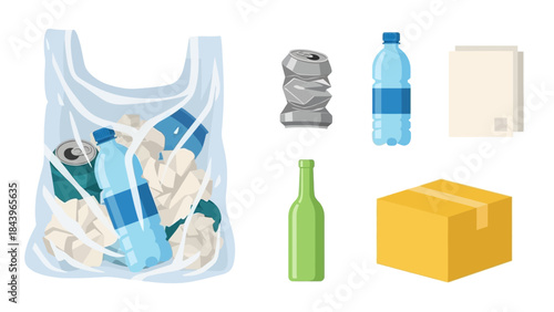 Recycling items: sustainable waste management for eco-friendly living