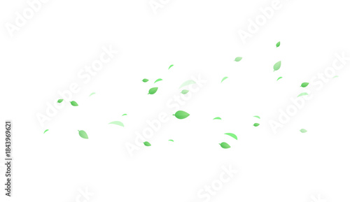 Green leaves pattern