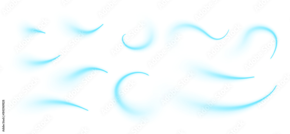 Fototapeta premium Ice swirl elements