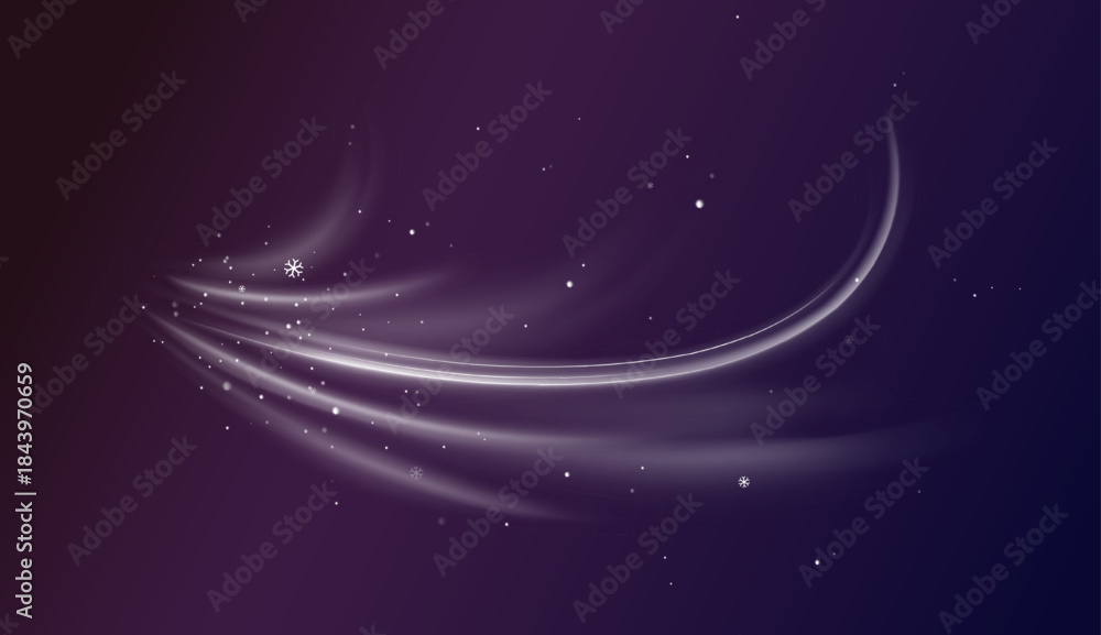 Obraz premium Ice swirl elements