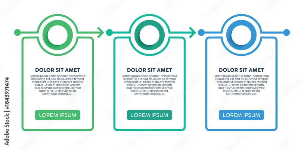 Obraz premium Business data visualization timeline process infographic template design