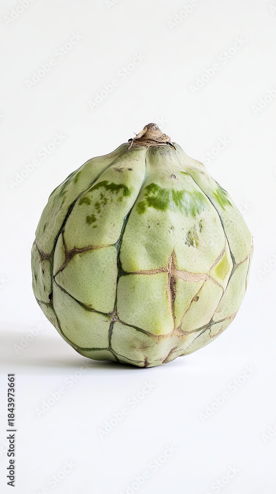 Fototapeta premium cherimoya isolated on white background