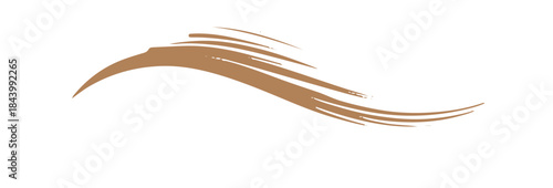 Abstract golden paint smear collection