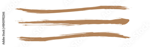 Abstract golden paint smear collection