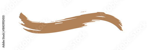 Abstract golden paint smear collection