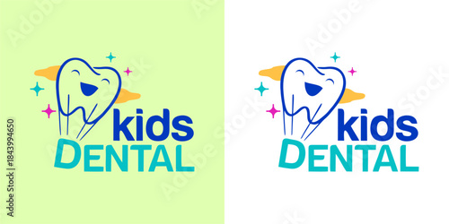 Modern Dental Clinic Logo with Stylized Tooth Icon