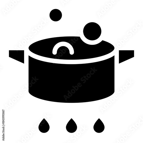 Pan on fire icon