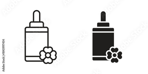Bach flowers icon design element, vector illustration. Editable vector collections.