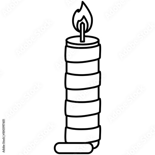 straight-candle-simple-line-drawing-icon