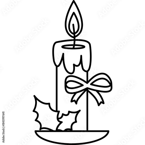 burning-candle-minimal-line-icon