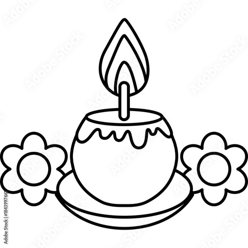 vintage-candle-holder-outline-vector-icon
