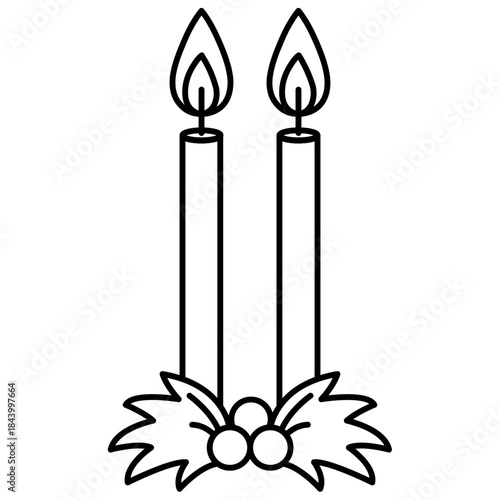 detailed-dripping-candle-wax-outline-icon