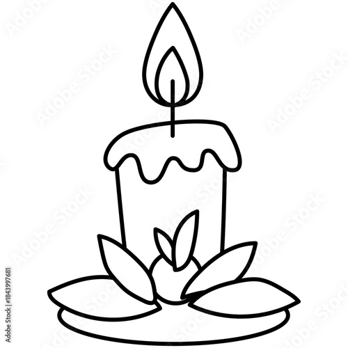 round-candle-holder-minimal-outline-icon