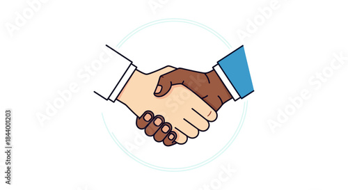 diverse hands shaking firmly symbolizing partnership unity successful collaboration a business deal and inclusion