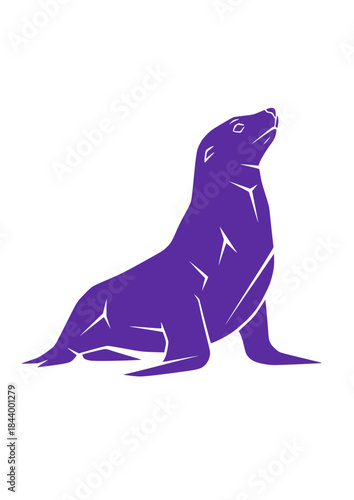 Sea lion Silhouette