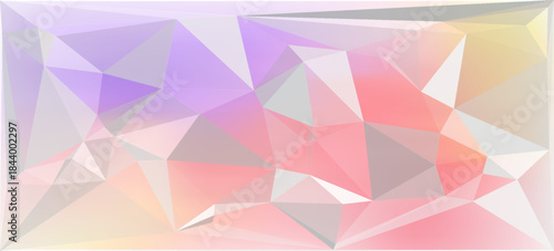 Modern impression polygon background material
