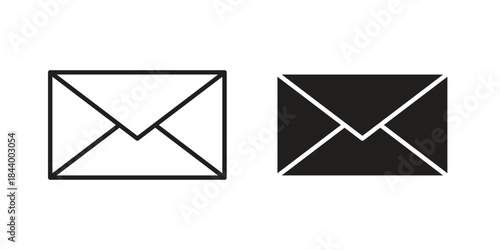 Inbox icon design element, vector illustration. Editable vector collections.