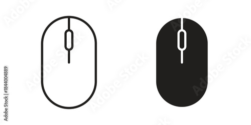 Mouse icon design element, vector illustration. Editable vector collections.