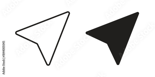 Navigation icon design element, vector illustration. Editable vector collections.