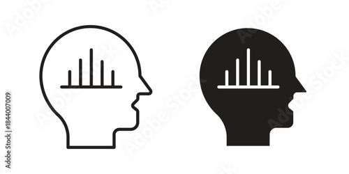 Self expression icon design element, vector illustration. Editable vector collections.