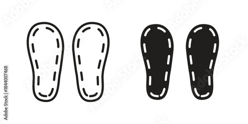 Soles icon design element, vector illustration. Editable vector collections.