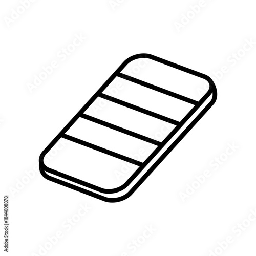 エアーマットをイメージしたアウトドア系アイコン