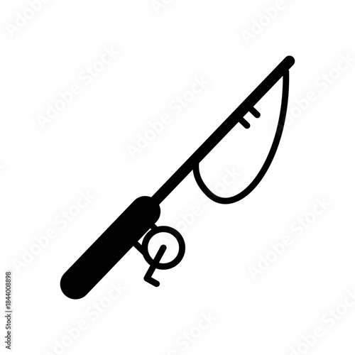 釣り竿をイメージしたアウトドア系アイコン