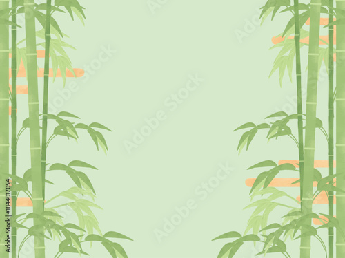 和風の竹の背景素材