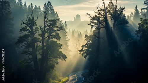 Traditional Ethnic Visual of Sacred Indigenous Ritual with Natural Color Harmony Spiritual Belief and Mythic Essence Representing Mystical American Culture for Editorial and Creative Design