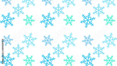 snowflakes seamless pattern