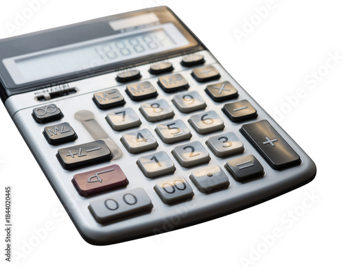Professional studio shot of a calculator