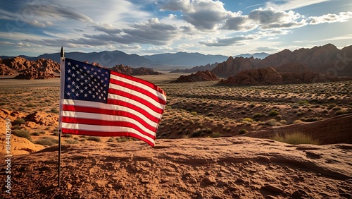 High resolution desert wilderness nevada american nature landscape warm sunset nuance open land exploration theme background for stock photo design marketing and digital media