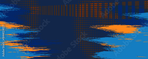 Sports background design with abstract modern template. Vector illustration of sports players in different activities.